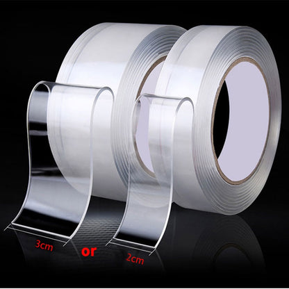 Transparent Reusable Waterproof Adhesive Tapes Cleanable Kitchen Bathroom Supplies Tapes