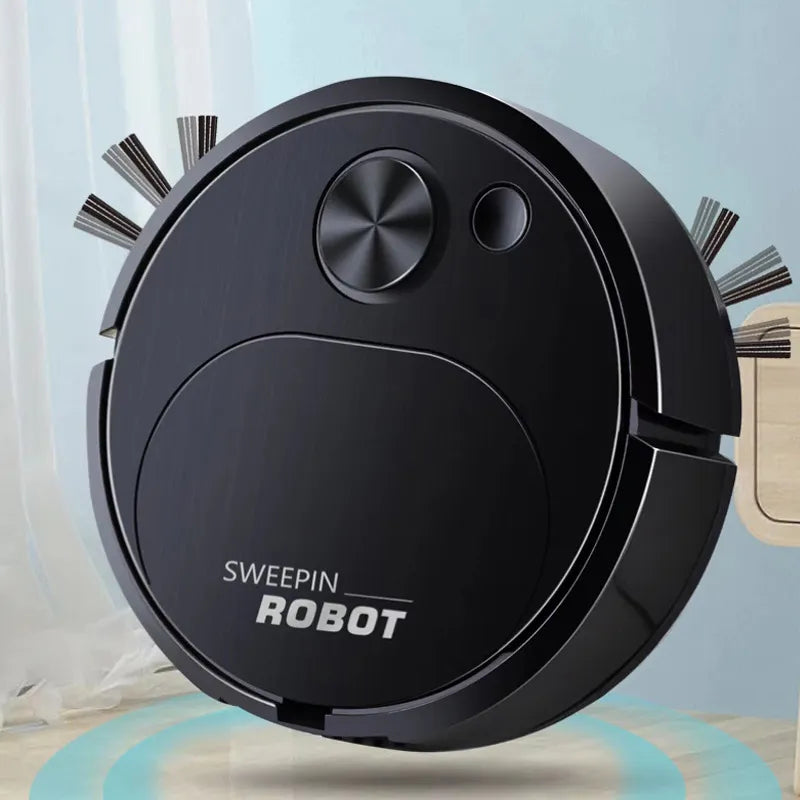 Robot de balayage USB 3 en 1, aspirateur intelligent sans fil, nettoyage par traînage, balayage du sol, pour le bureau et la maison, 1500Pa 
