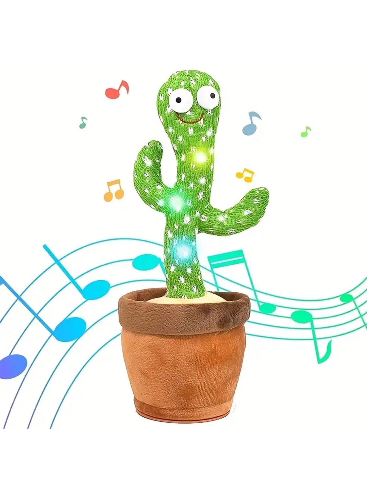 Tanzendes, sprechendes Kaktus-Spielzeug für Jungen und Mädchen, singend, imitierend, aufzeichnend, wiederholend, was Sie sagen, sonniger Kaktus