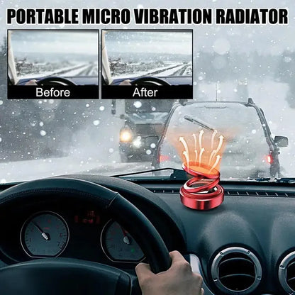 Mini chauffage moléculaire cinétique portable pour voiture : dégivreur de pare-brise automobile pour l'hiver, accessoire automobile idéal par temps froid.