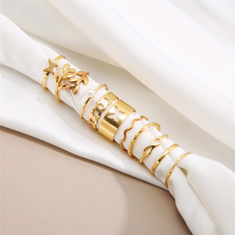 Fashion Heart Ring Hollow Jewelry Trendy Accessories
