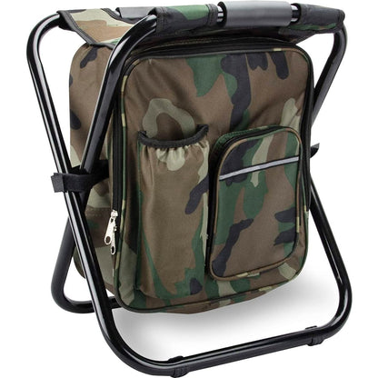 Tabouret pliable multi-sacs de style sac à dos Stockage chaud et froid Camping