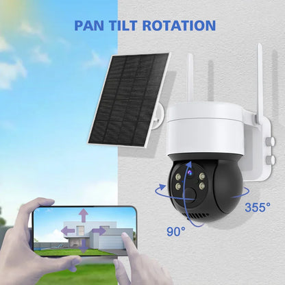 Wireless Surveillance IP Camera  Solar WIFI 1080P
