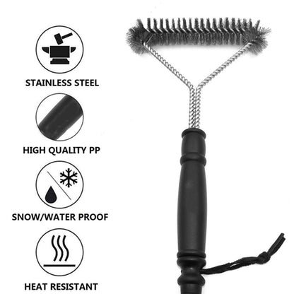 BBQ Grill Barbecue Kit Cleaning Brush Stainless Steel Cooking Tools