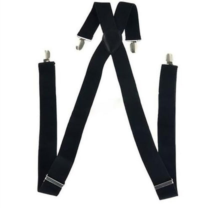 Bretelles de pantalon à 4 clips solides