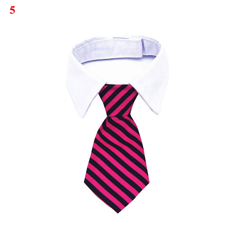 Formal Necktie Tuxedo Bow Tie Dog Cat Fake Collar Dot Head