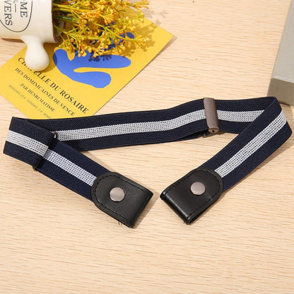 Buckle-Free Belt for Jean Pants,Dresses,Fashion No Buckle Stretch Elastic