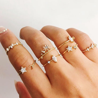 Butterfly Finger Ring Metal Knuckle Finger Ring Jewelry