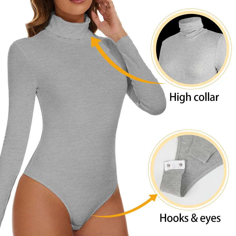 Bodysuits Soft Keep Warm Cold Weather Compression Bottoming Shirts