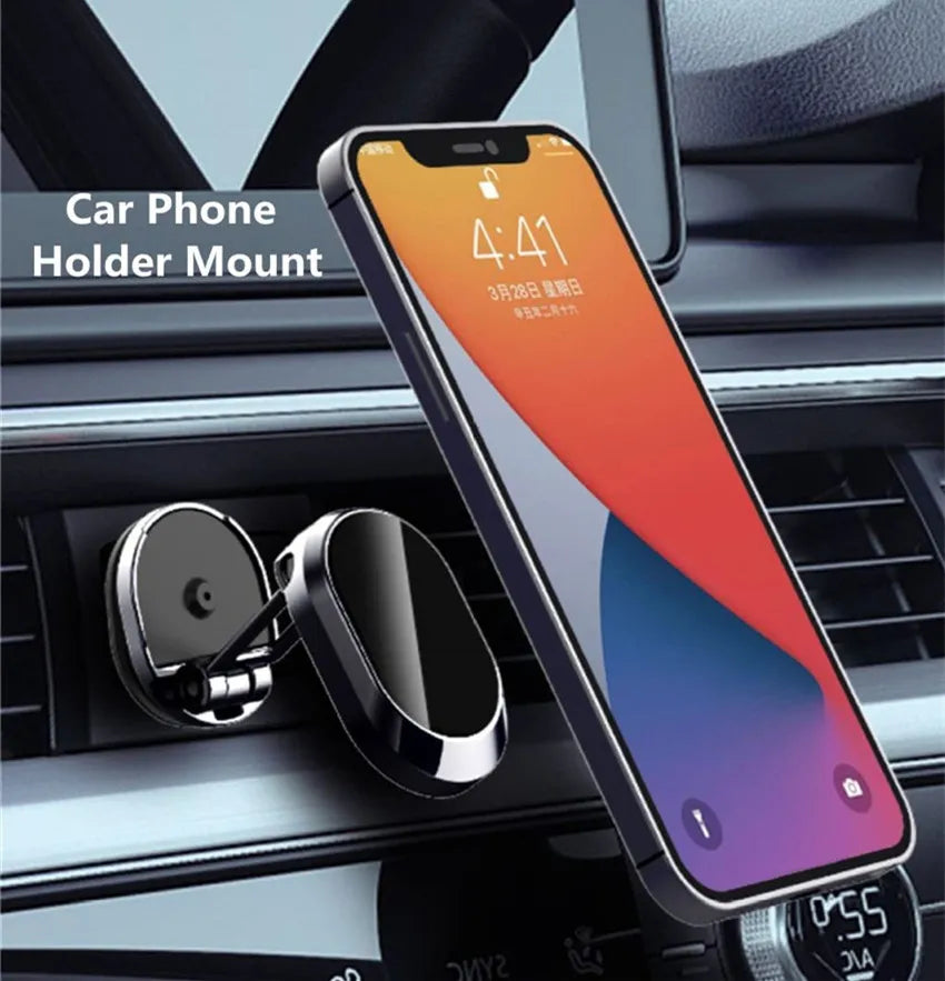 Support de téléphone portable magnétique pour voiture, GPS, pour iPhone 14 13 12 Pro Max Xiaomi Mi Huawei Samsung LG
