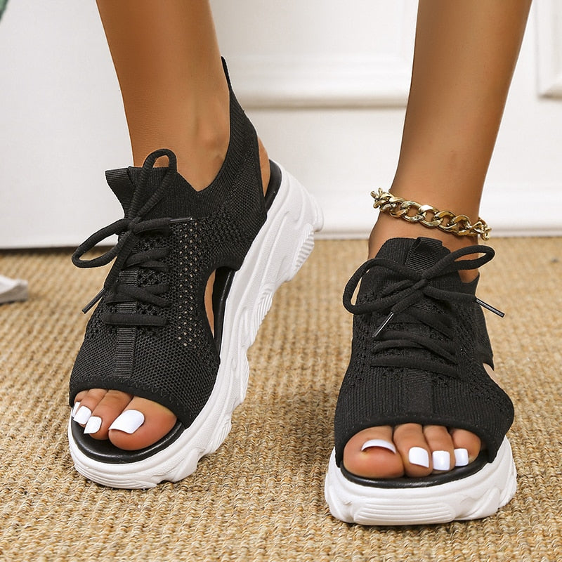 Sneaker Sandals Open Toe Beach Shoes for Women