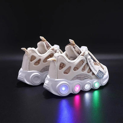 Shoes Boys Sneakers Leather Waterproof Air Mesh Shoes