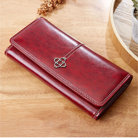 Women purse Leather Bag Wallet Card Holder Portable