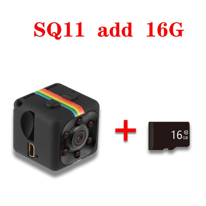 SQ 11 Mini Camera HD 1080P Sensor Night