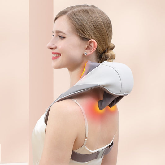 Shiatsu Neck and Back Massager with Soothing Heat  Wireless Electric