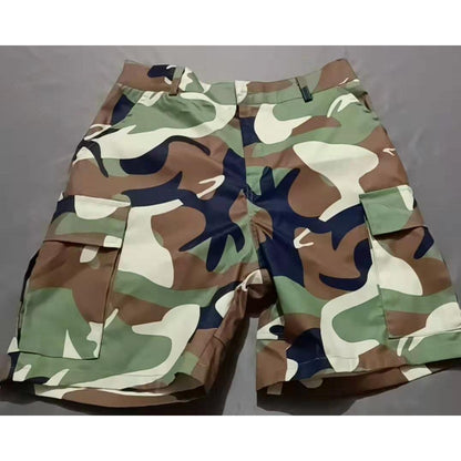WESAYNB Camouflage Green Shorts